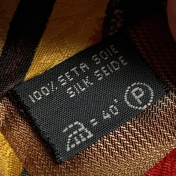 ERMENEGILDO Zegna Cubism Print Silk Tie - Picture 6 of 6